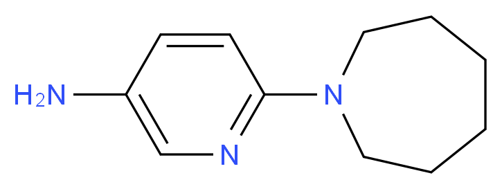 6-(azepan-1-yl)pyridin-3-amine_分子结构_CAS_850040-18-5