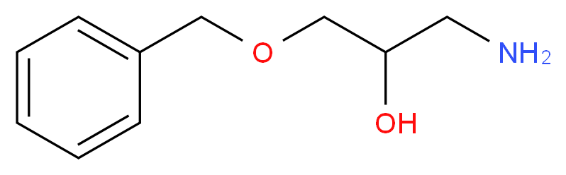 3-苄氧基-2-羟基-1-丙胺_分子结构_CAS_90503-15-4)