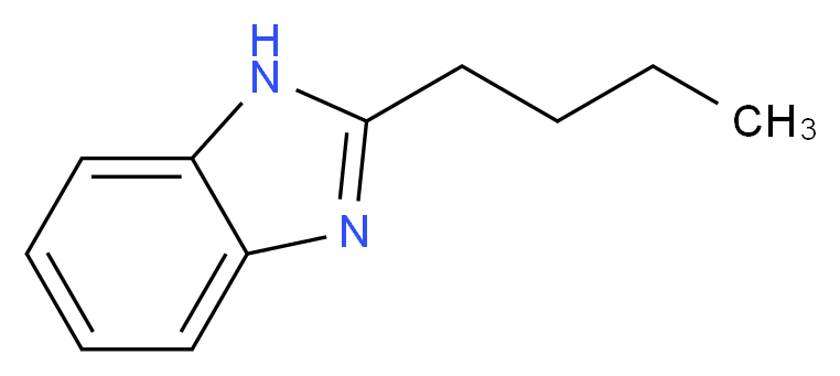 2-butyl-1H-1,3-benzodiazole_分子结构_CAS_5851-44-5