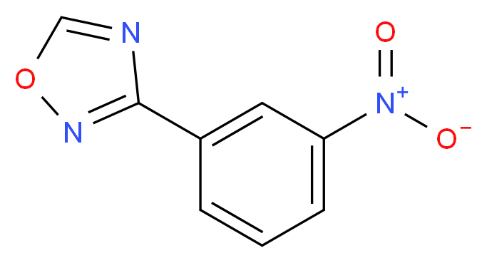 3-(3-Nitrophenyl)-1,2,4-oxadiazole_分子结构_CAS_90049-83-5)