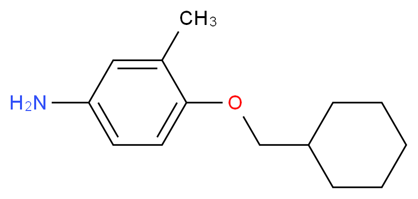 4-(Cyclohexylmethoxy)-3-methylaniline_分子结构_CAS_)