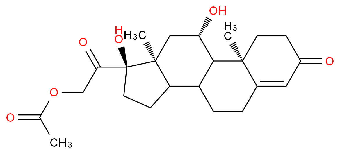 CAS_50-03-3 分子结构
