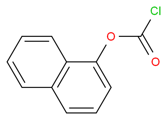 naphthalen-1-yl chloroformate_分子结构_CAS_3759-61-3