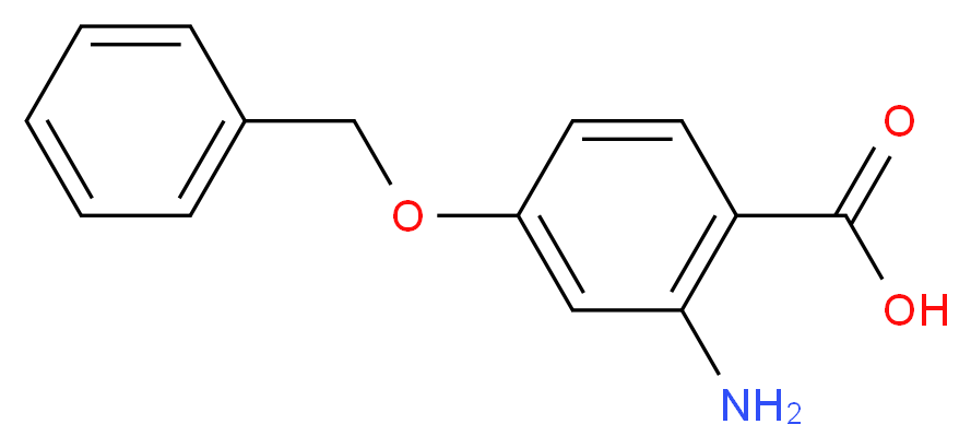 2-amino-4-(benzyloxy)benzoic acid_分子结构_CAS_528872-40-4