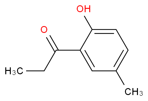 1-(2-羟基-5-甲基苯基)-1-丙酮_分子结构_CAS_938-45-4)