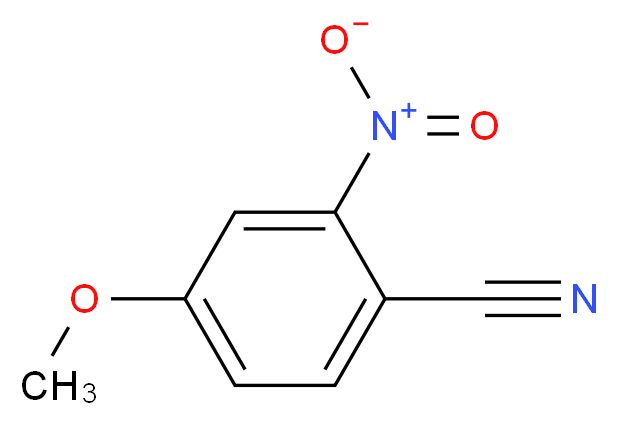 4-methoxy-2-nitrobenzonitrile_分子结构_CAS_38469-83-9