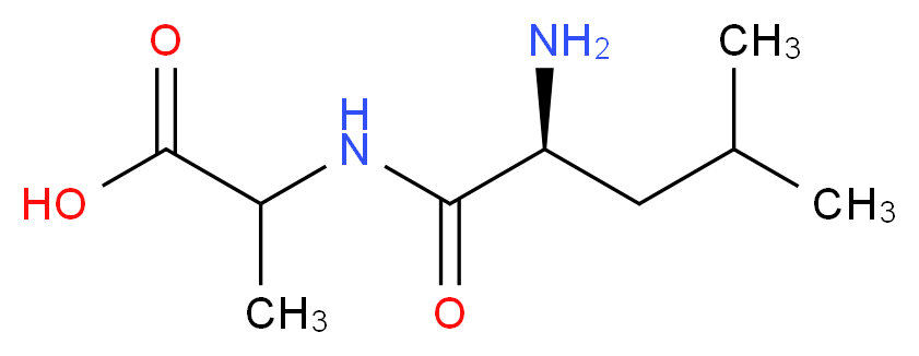 ((S)-2-AMino-4-MethylpentanaMido)propanoic acid_分子结构_CAS_7298-84-2)