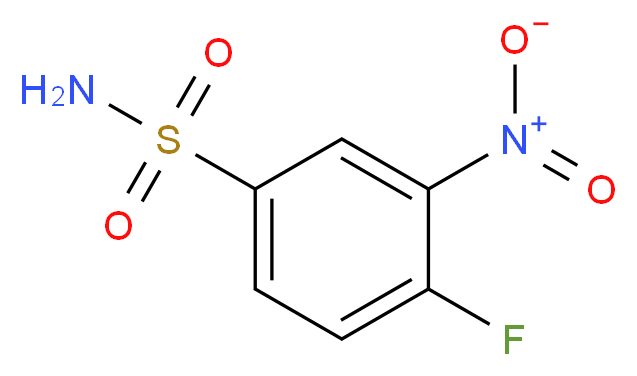 4-Fluoro-3-nitrobenzenesulfonamide_分子结构_CAS_406233-31-6)