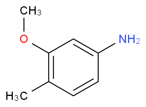 3-methoxy-4-methylaniline_分子结构_CAS_16452-01-0