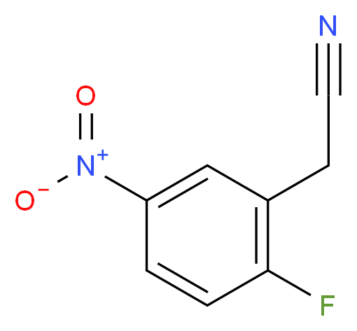 (2-Fluoro-5-nitro-phenyl)-acetonitrile_分子结构_CAS_1000339-92-3)