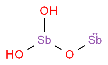 CAS_1309-64-4 分子结构