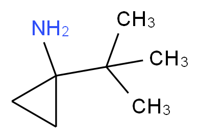 (1-tert-butylcyclopropyl)amine_分子结构_CAS_882188-73-0)