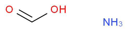 甲酸铵 溶液_分子结构_CAS_540-69-2)