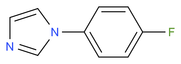 1-(4-fluorophenyl)-1H-imidazole_分子结构_CAS_21441-24-7