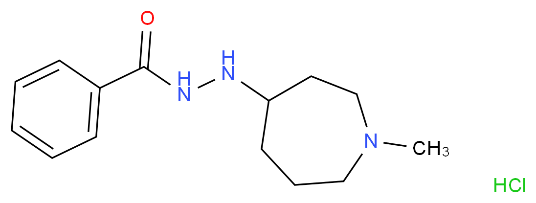 N'-(1-Methylazepan-4-yl)benzohydrazine_分子结构_CAS_117078-69-0)