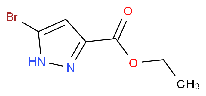 Ethyl 5-bromo-1H-pyrazole-3-carboxylate_分子结构_CAS_1392208-46-6)