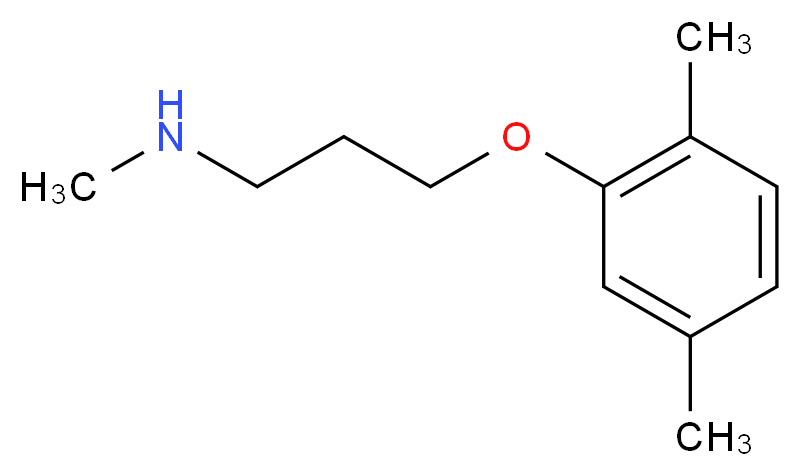 3-(2,5-dimethylphenoxy)-N-methyl-1-propanamine_分子结构_CAS_915924-19-5)