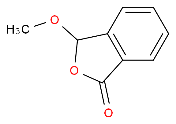 3-Methoxyisobenzofuran-1(3H)-one_分子结构_CAS_4122-57-0)