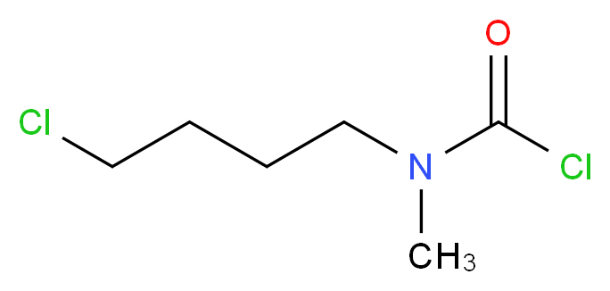 N-(4-chlorobutyl)-N-methylcarbamoyl chloride_分子结构_CAS_302912-48-7