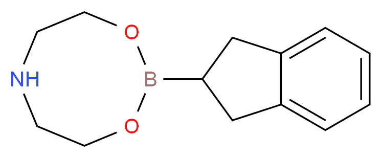2-(2,3-dihydro-1H-inden-2-yl)-1,3,6,2-dioxazaborocane_分子结构_CAS_501014-44-4