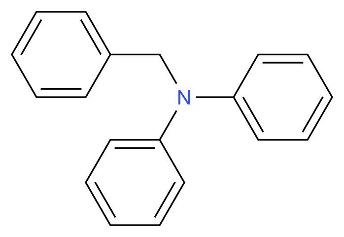 N-Benzyl-N-phenylaniline_分子结构_CAS_606-87-1)