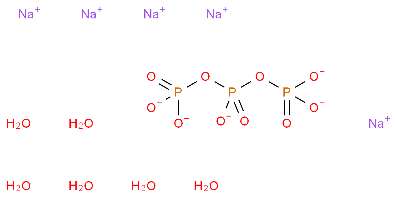 三聚磷酸钠 六水合物_分子结构_CAS_)