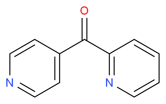 2-(pyridine-4-carbonyl)pyridine_分子结构_CAS_56970-92-4