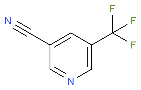 5-(trifluoromethyl)pyridine-3-carbonitrile_分子结构_CAS_951624-83-2