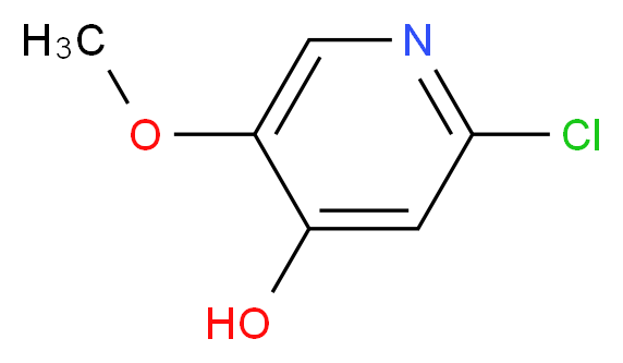 2-chloro-5-methoxypyridin-4-ol_分子结构_CAS_1196145-74-0)