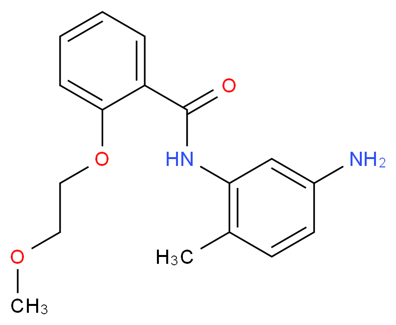 N-(5-Amino-2-methylphenyl)-2-(2-methoxyethoxy)-benzamide_分子结构_CAS_)