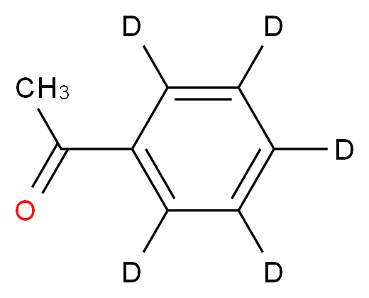 苯乙酮-2′,3′,4′,5′,6′-d5_分子结构_CAS_28077-64-7)