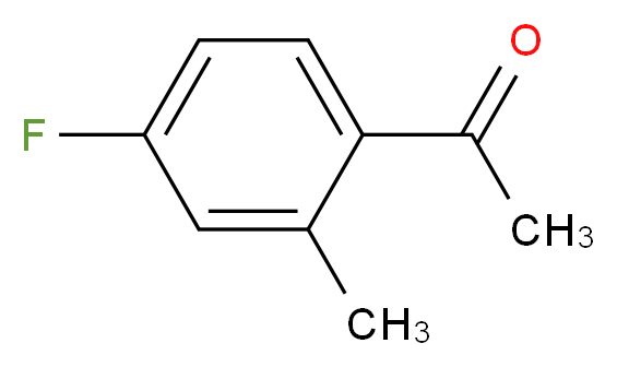 1-(4-fluoro-2-methylphenyl)ethan-1-one_分子结构_CAS_)