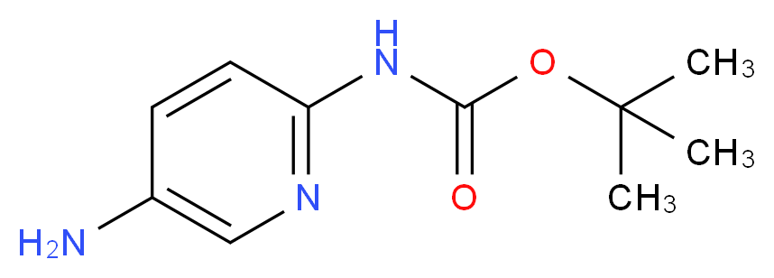 tert-Butyl (5-aminopyridin-2-yl)carbamate_分子结构_CAS_220731-04-4)