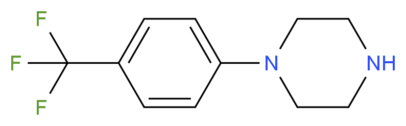 1-[4-(trifluoromethyl)phenyl]piperazine_分子结构_CAS_30459-17-7