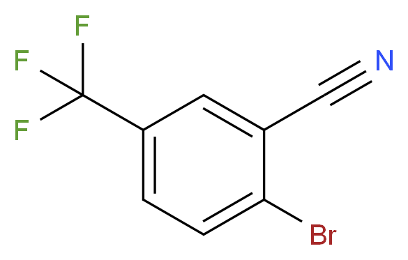 2-Bromo-5-(trifluoromethyl)benzonitrile 98%_分子结构_CAS_1483-55-2)