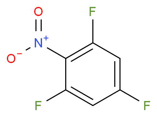 2,4,6-三氟硝基苯_分子结构_CAS_315-14-0)