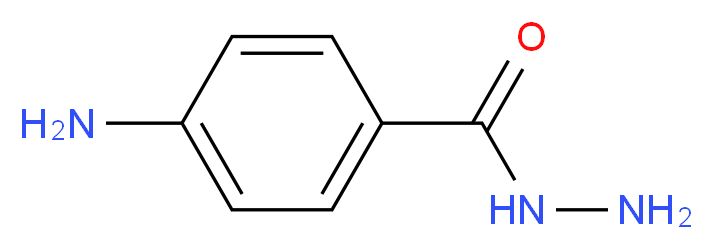 4-Aminobenzohydrazide_分子结构_CAS_)