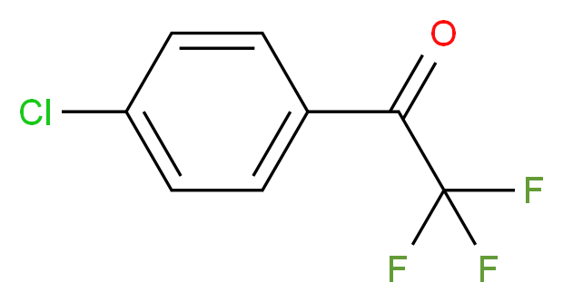 1-(4-chlorophenyl)-2,2,2-trifluoroethan-1-one_分子结构_CAS_321-37-9