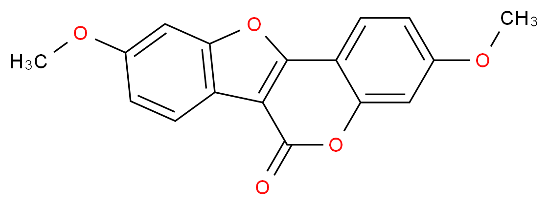 Coumestrol dimethyl ether_分子结构_CAS_3172-99-4)