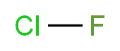 Chlorine monofluoride_分子结构_CAS_7790-89-8)