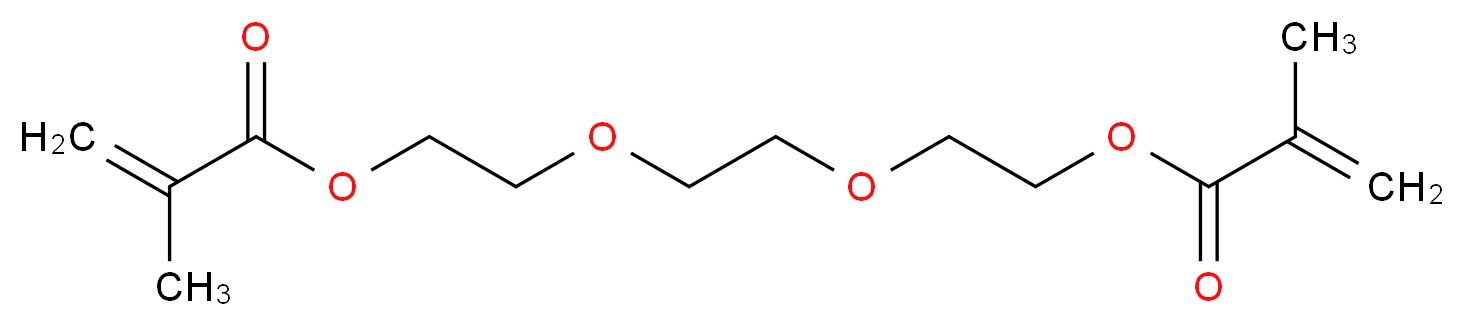 2-(2-{2-[(2-methylprop-2-enoyl)oxy]ethoxy}ethoxy)ethyl 2-methylprop-2-enoate_分子结构_CAS_109-16-0