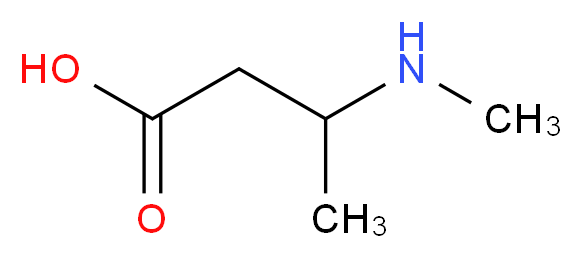 3-(methylamino)butanoic acid_分子结构_CAS_167222-94-8