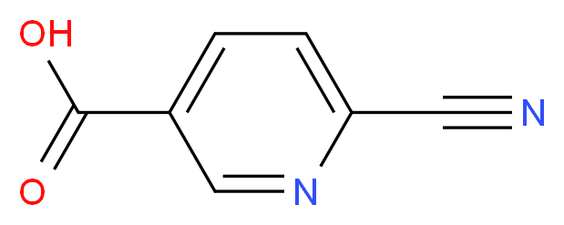 6-cyanopyridine-3-carboxylic acid_分子结构_CAS_70165-31-0