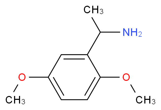 1-(2,5-dimethoxyphenyl)ethan-1-amine_分子结构_CAS_35253-26-0