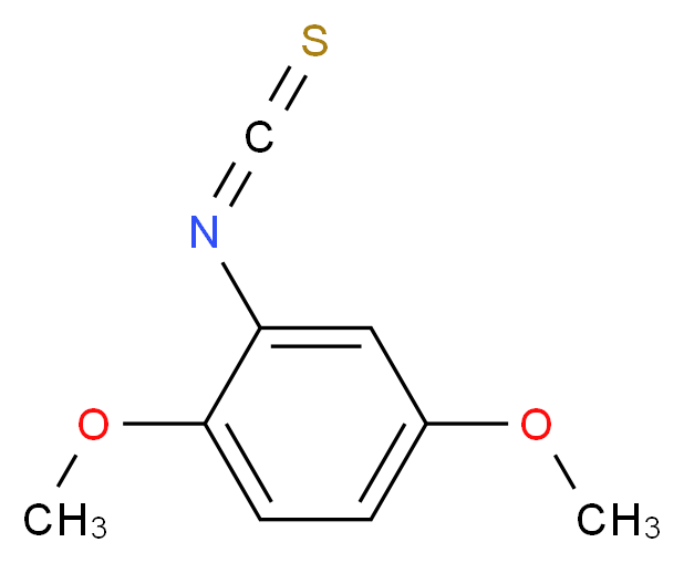 2,5-Dimethoxyphenyl isothiocyanate_分子结构_CAS_40532-06-7)