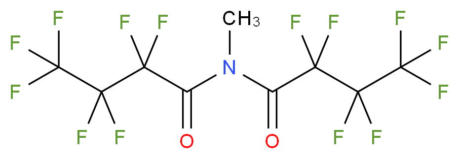 2,2,3,3,4,4,4-heptafluoro-N-(heptafluorobutanoyl)-N-methylbutanamide_分子结构_CAS_73980-71-9