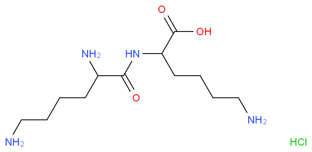 6-amino-2-(2,6-diaminohexanamido)hexanoic acid hydrochloride_分子结构_CAS_52123-30-5