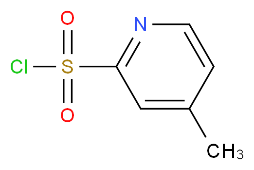 4-METHYL-PYRIDINE-2-SULFONYL CHLORIDE_分子结构_CAS_341008-95-5)