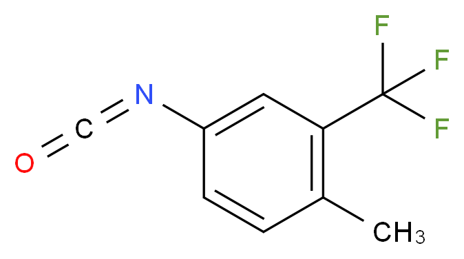 4-Methyl-3-(trifluoromethyl)phenyl isocyanate 97%_分子结构_CAS_51903-64-1)