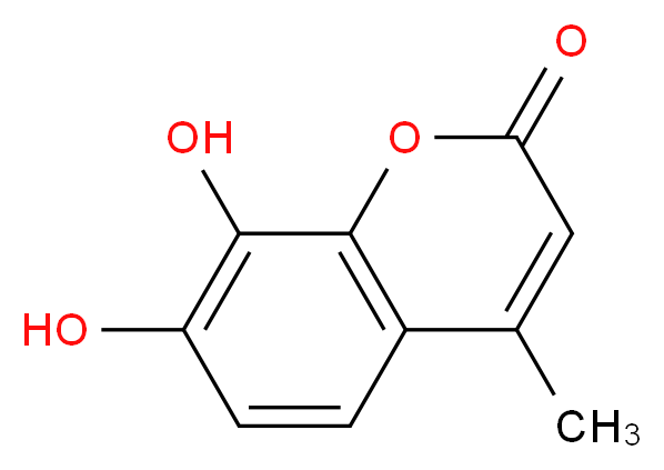 7,8-dihydroxy-4-methyl-2H-chromen-2-one_分子结构_CAS_)